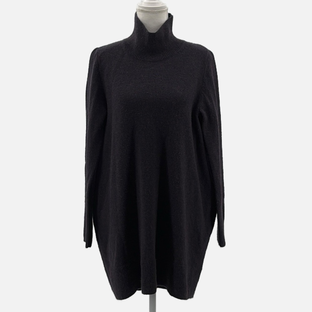 COS Oversized Mock Neck Wool-Alpaca Blend Sweater/Tunic/Dress - Size Small